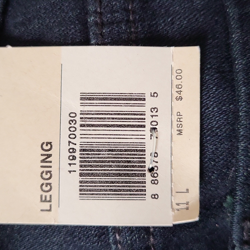 LEVI'S 535 Ultra Low-Rise Legging Jeans Size 11 Long, New With Tags - Picture 12 of 16